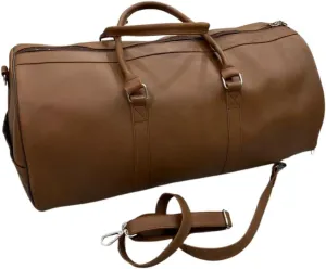 Leather Duffel Bag for Men & Women – Durable Travel, Gym & Sports Weekender with Spacious Interior, Shoulder Strap & Classic Overnight Bag Design
