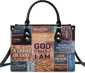 Leather Handbags - Bible Bags, Religious Bag - Christian Gifts