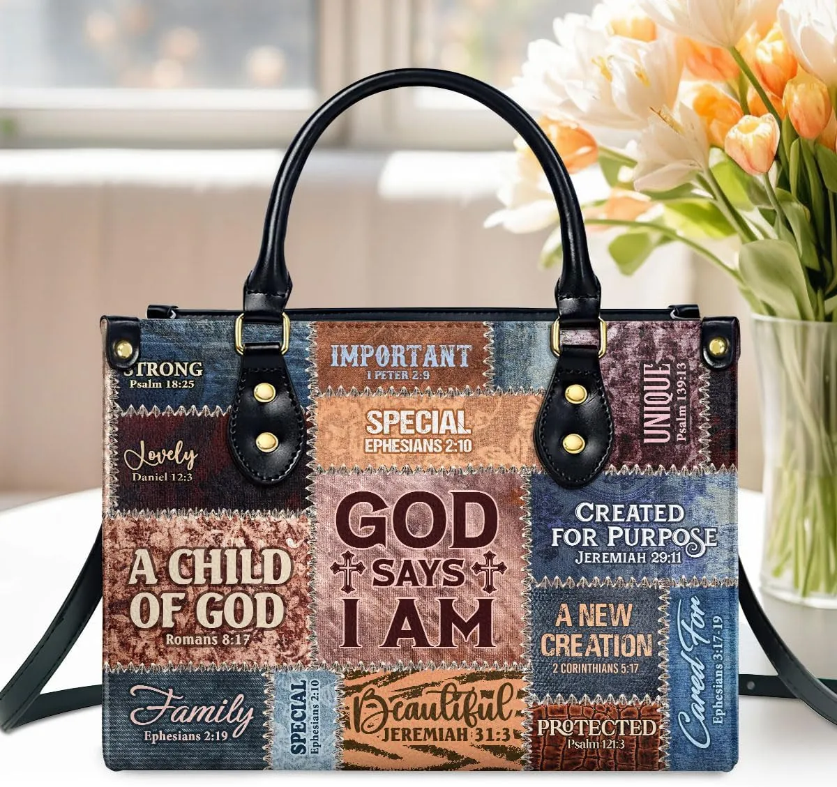 Leather Handbags - Bible Bags, Religious Bag - Christian Gifts