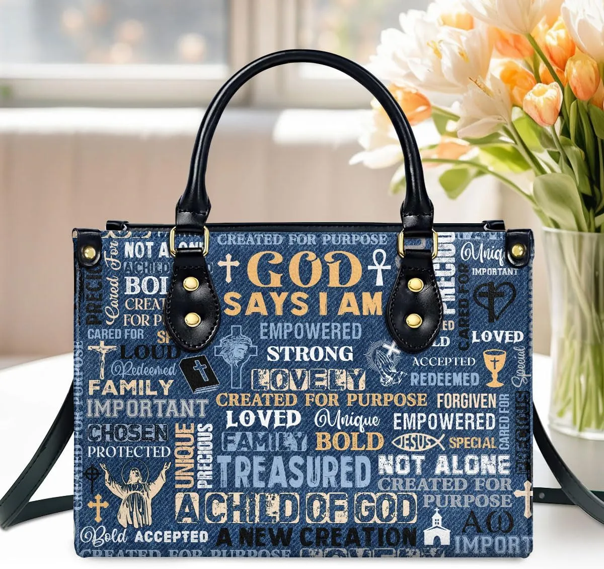 Leather Handbags - Bible Bags, Religious Bag - Christian Gifts