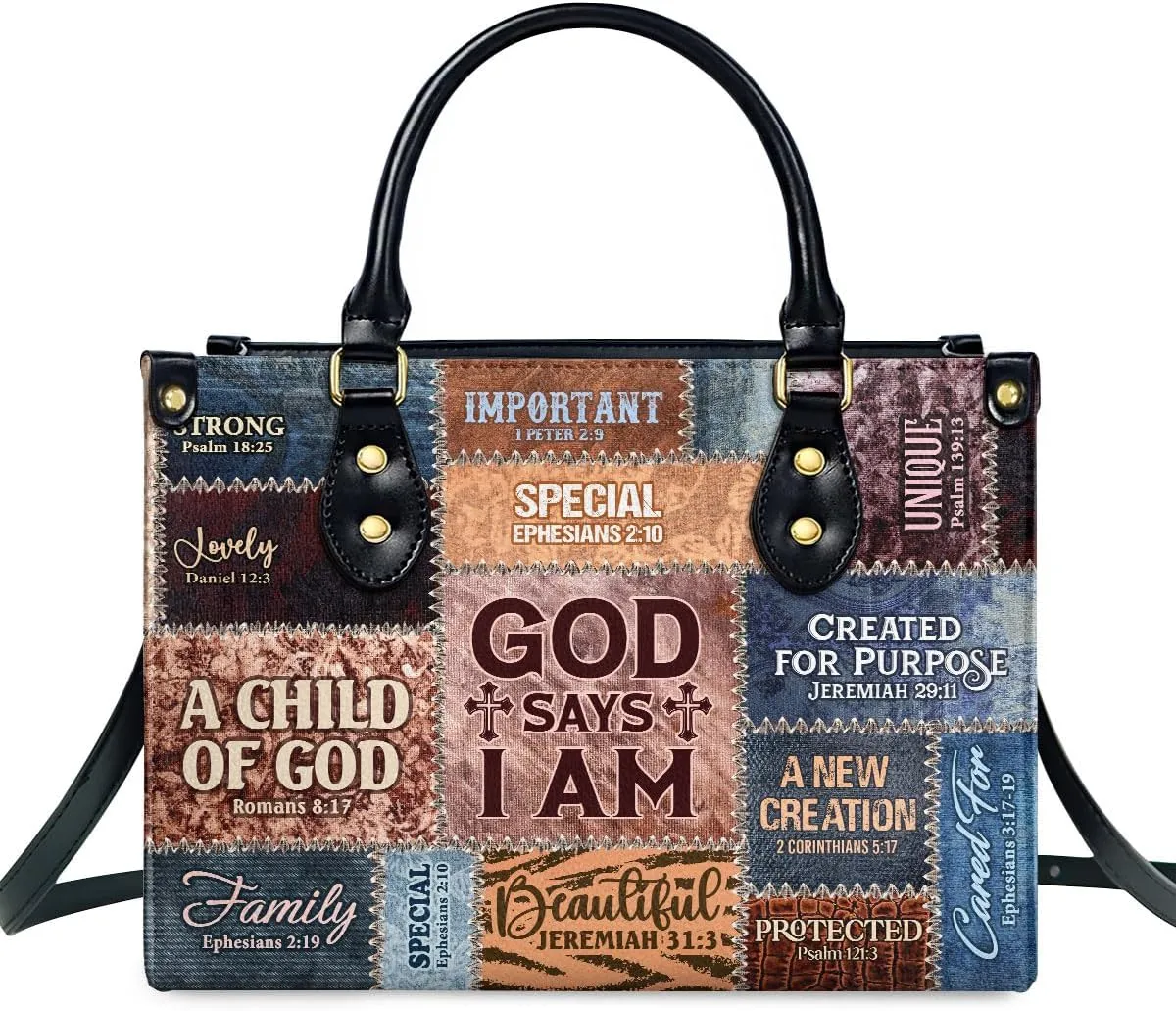 Leather Handbags - Bible Bags, Religious Bag - Christian Gifts