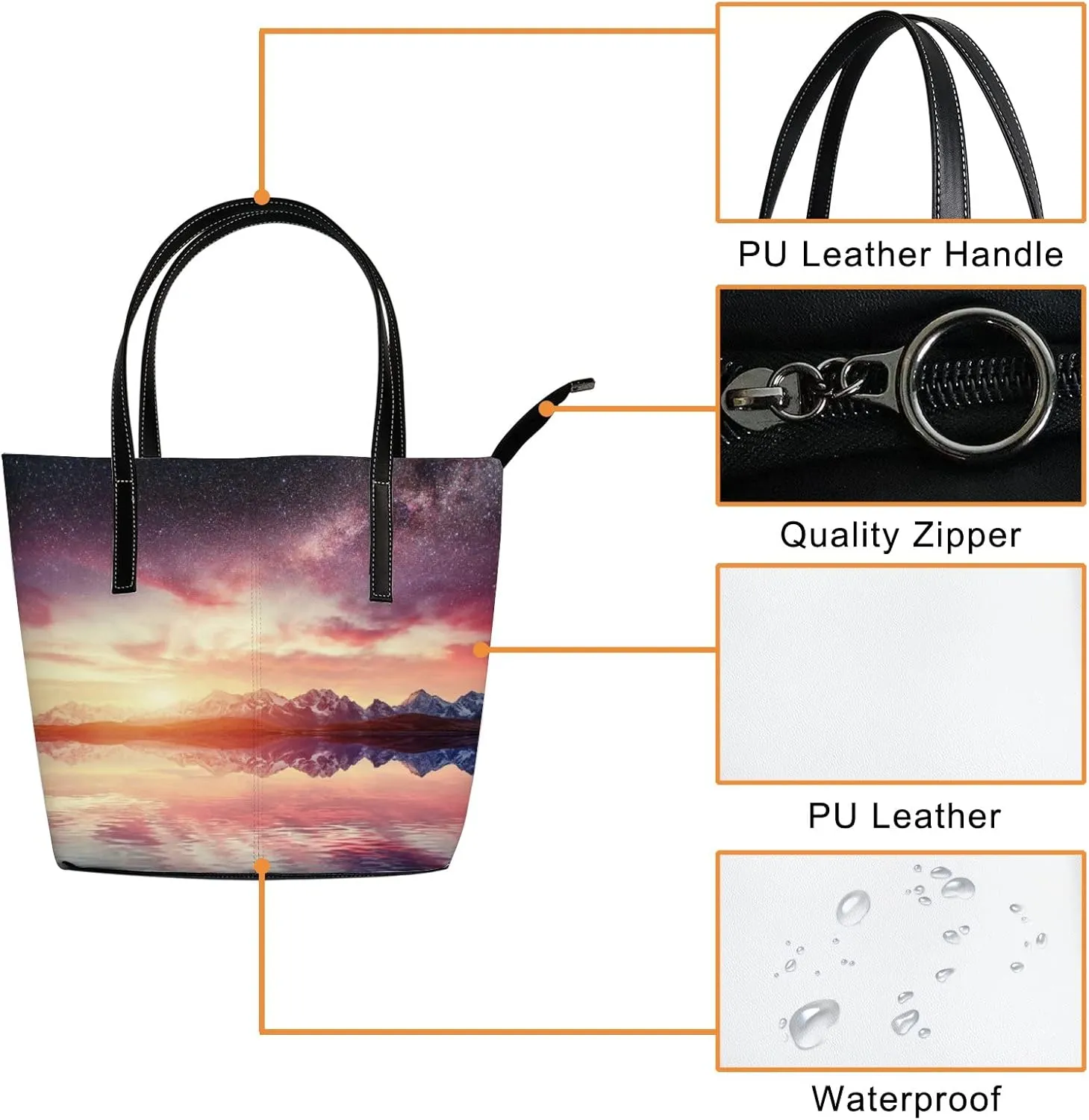 Leather Handbags Women's Crossbody Handbags Work Tote Bags for Women Coach Handbags Tote Bag with Zipper