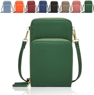 Leather Small Crossbody Bag for Women, Shoulder Bags Small Messenger Bags Handbag, Small Crossbody Cell Phone Purse