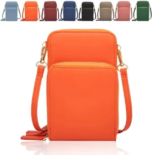 Leather Small Crossbody Bag for Women, Shoulder Bags Small Messenger Bags Handbag, Small Crossbody Cell Phone Purse