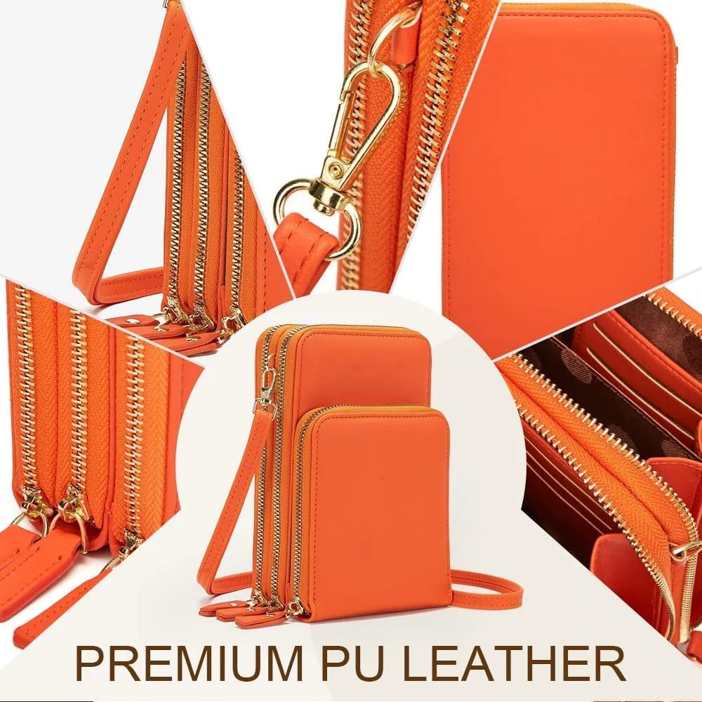 Leather Small Crossbody Bag for Women, Shoulder Bags Small Messenger Bags Handbag, Small Crossbody Cell Phone Purse