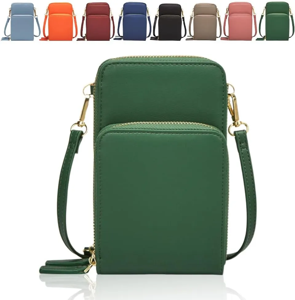 Leather Small Crossbody Bag for Women, Shoulder Bags Small Messenger Bags Handbag, Small Crossbody Cell Phone Purse