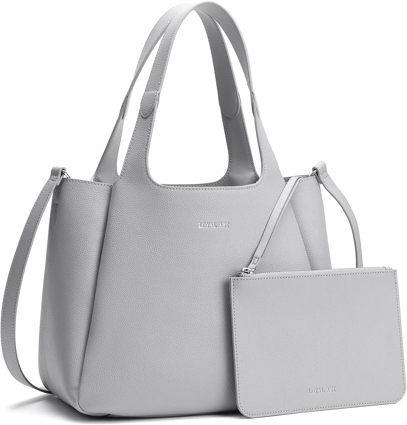 Leather Tote Bag for Women, Top Handle Ladies Shoulder Bags Work Totes Womens Purses and Handbags for Travel Office