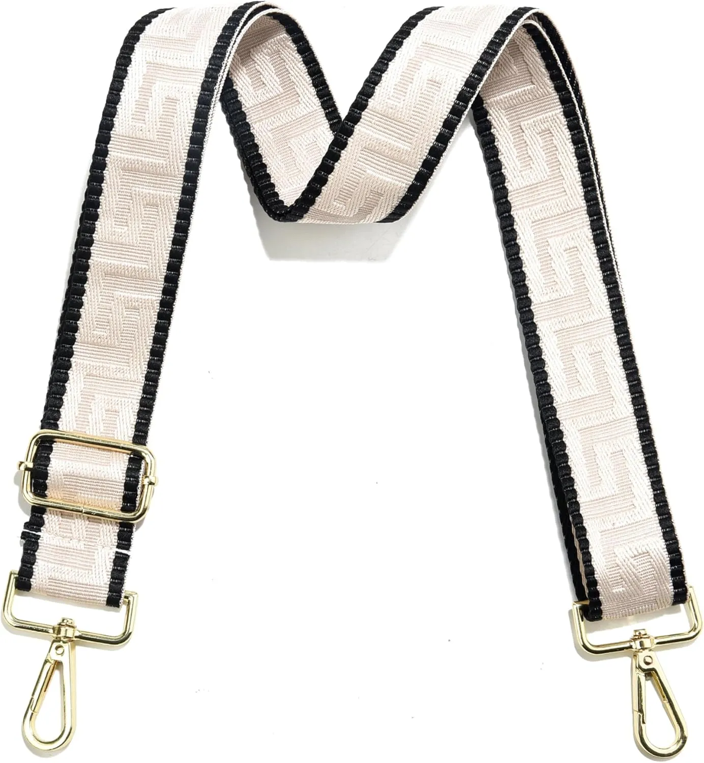 LEMEDE Wide Purse Strap Replacement Crossbody Canvas Shoulder Bag, Universal Adjustable Straps for Bags(58”long)