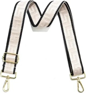 LEMEDE Wide Purse Strap Replacement Crossbody Canvas Shoulder Bag, Universal Adjustable Straps for Bags(58”long)