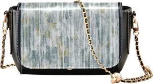 Leopard Jaguar Print Pink PU Leather Shoulder Bag Waterproof Women Crossbody Bag Purses Trendy Purse with Chain Strap