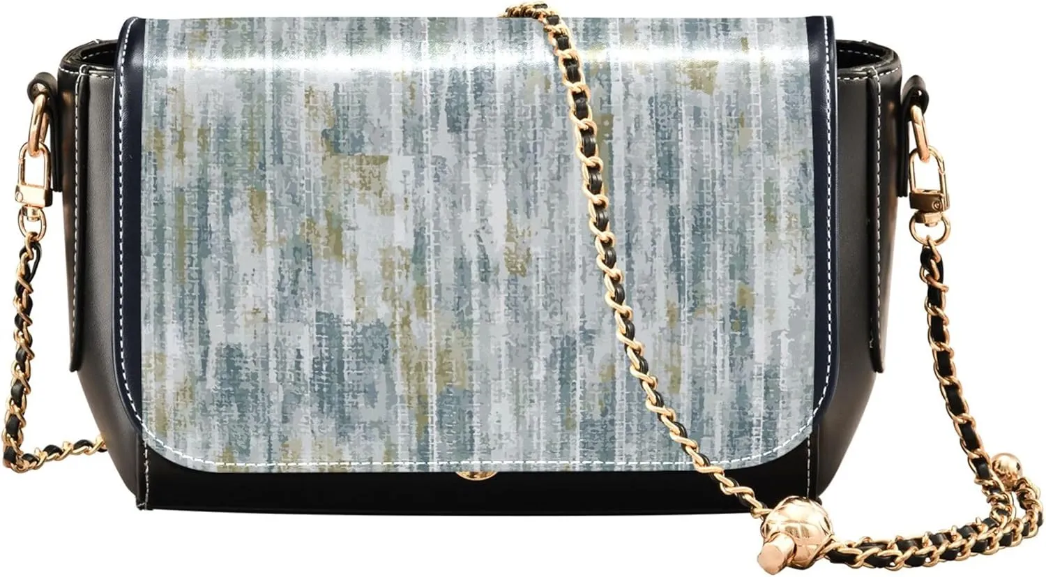 Leopard Jaguar Print Pink PU Leather Shoulder Bag Waterproof Women Crossbody Bag Purses Trendy Purse with Chain Strap