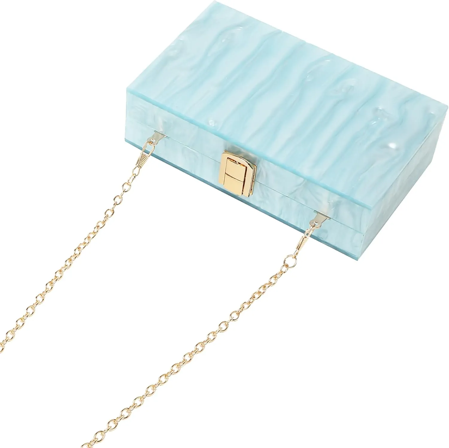 LETODE Acrylic Clutch Bags Purse Perspex Bag Handbags for Women