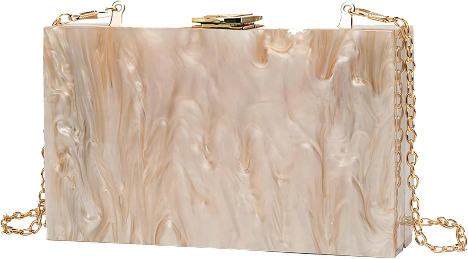 LETODE Acrylic Clutch Bags Purse Perspex Bag Handbags for Women