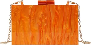LETODE Acrylic Clutch Bags Purse Perspex Bag Handbags for Women
