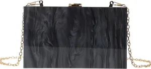LETODE Acrylic Clutch Bags Purse Perspex Bag Handbags for Women