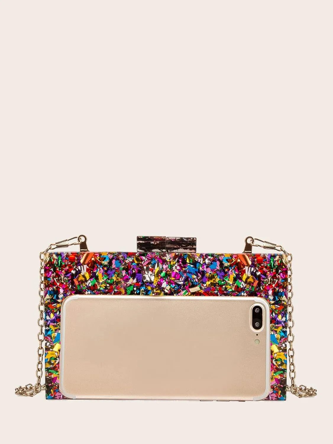 LETODE Acrylic Clutch Bags Purse Perspex Bag Handbags for Women