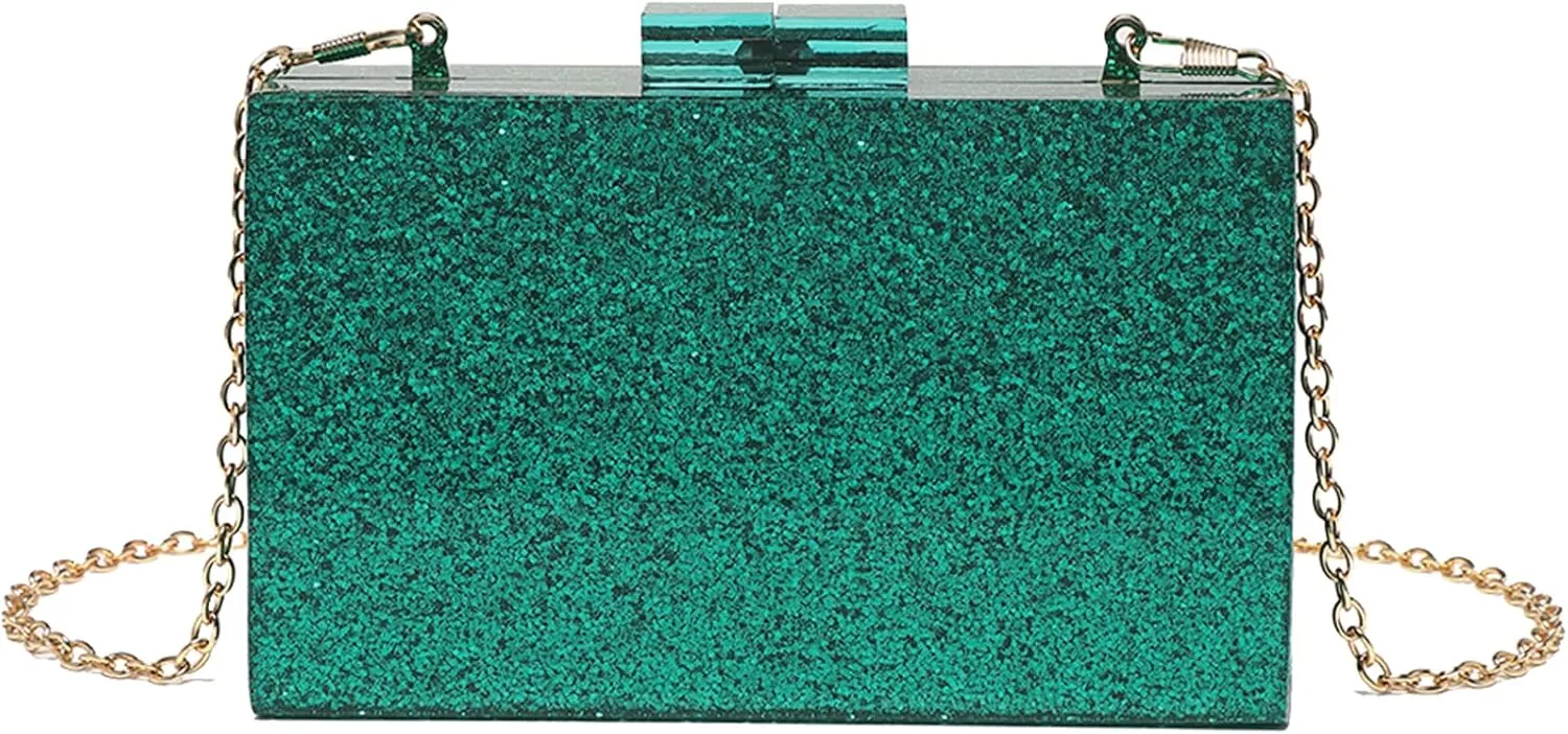 LETODE Acrylic Clutch Bags Purse Perspex Bag Handbags for Women