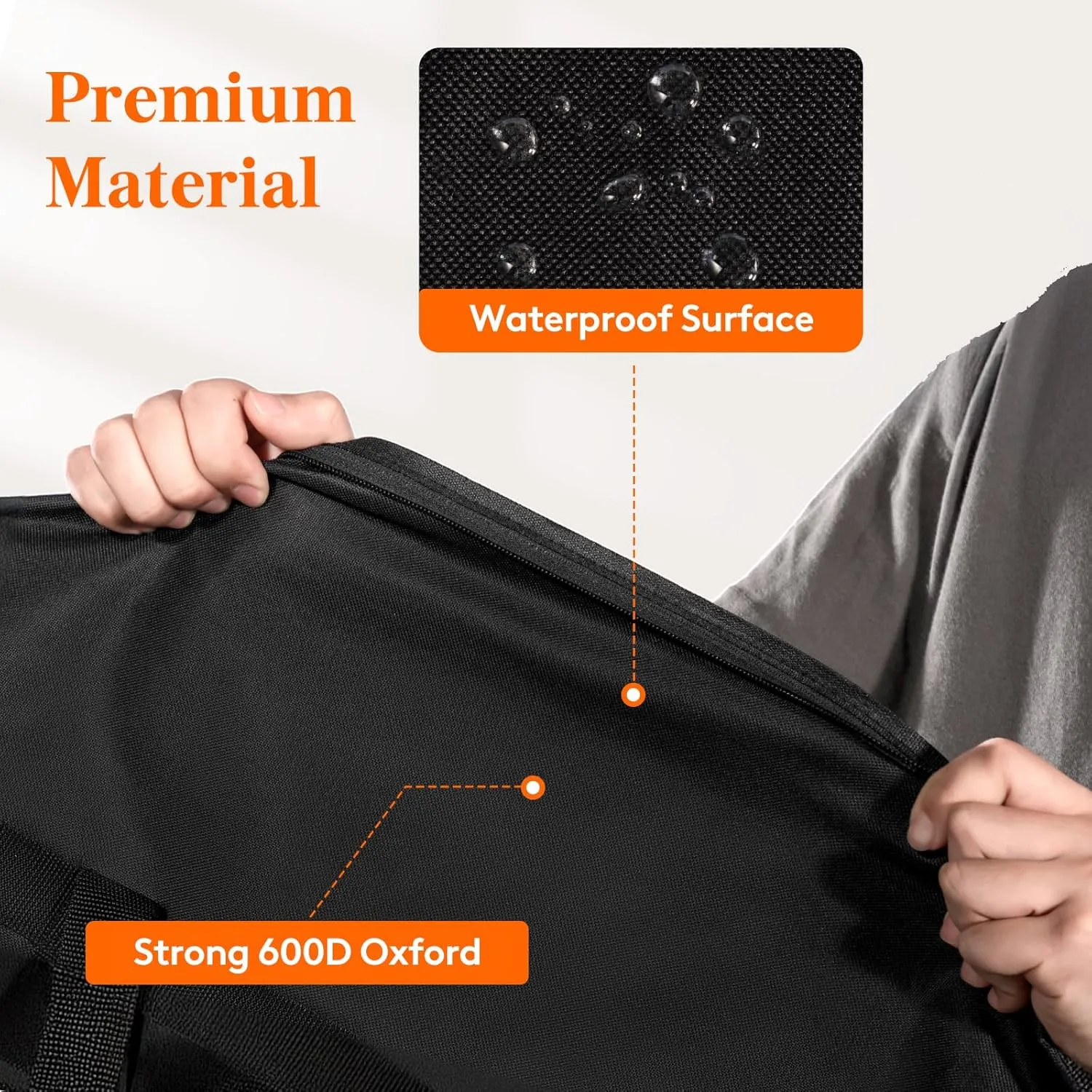 Lifewit 120L Ertra Large Storage Duffle Bag for Traveling, Folable Moving Bags with Zippers and Handles, Heavy Duty Storage Bags Big Totes for Travel, Camping, Storage Bins with Lids for Luggage