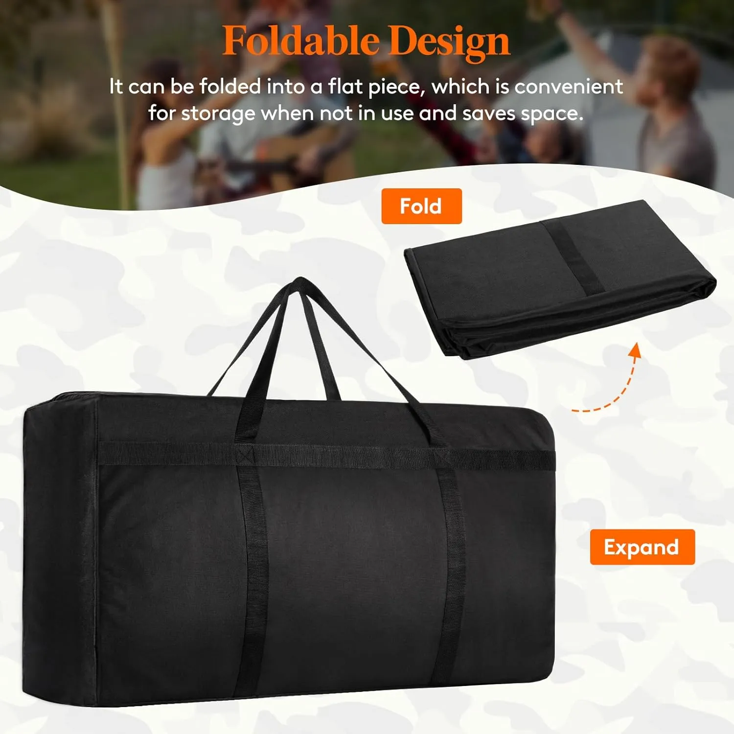Lifewit 120L Ertra Large Storage Duffle Bag for Traveling, Folable Moving Bags with Zippers and Handles, Heavy Duty Storage Bags Big Totes for Travel, Camping, Storage Bins with Lids for Luggage