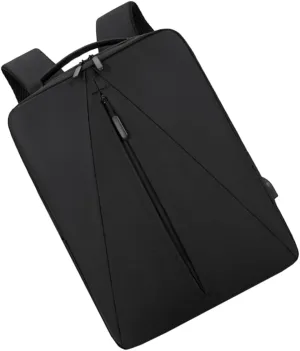 LIFKOME Men's Large Capacity Waterproof Laptop Tote Bag Travel Backpack Charging Business and Outdoor Tablet Carrier
