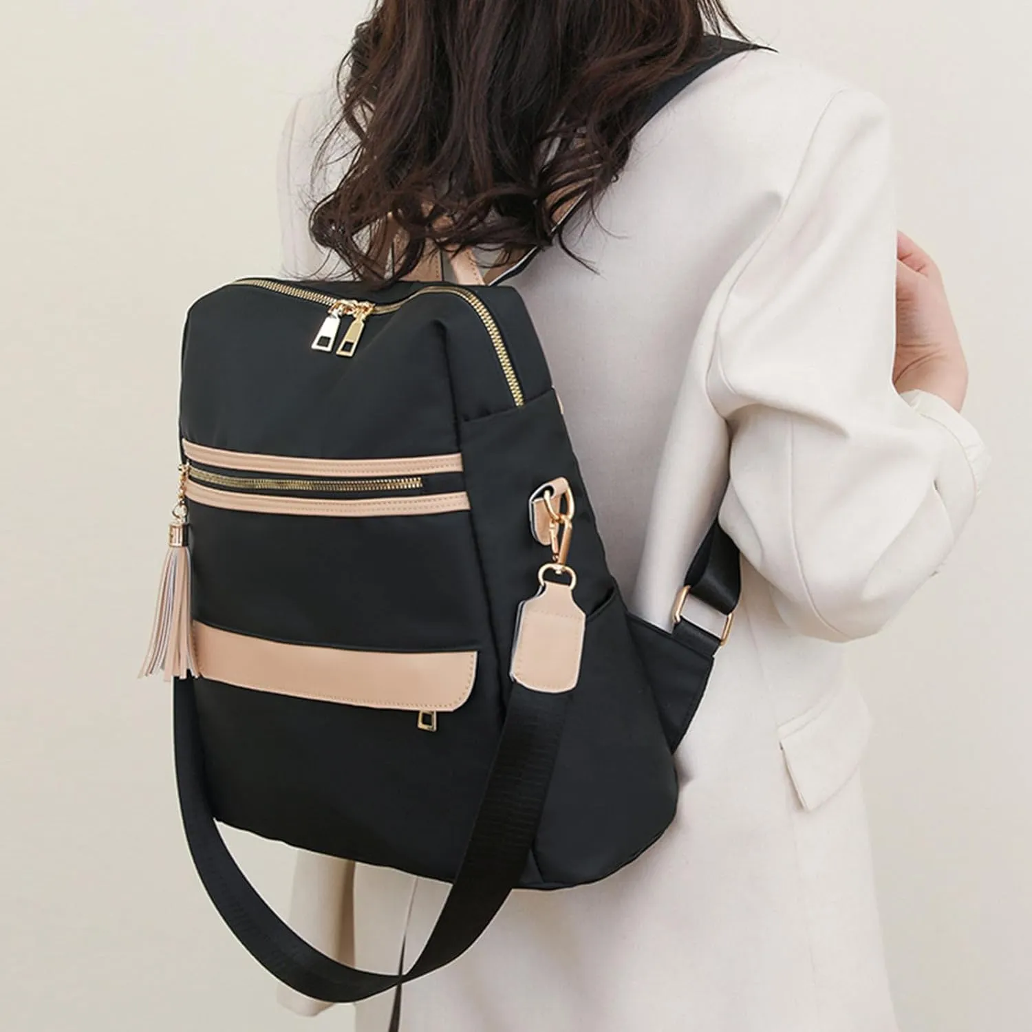 Lightweight Puffer Quilted Travel Backpack Practical Zipper Casual Purpose Tote Backpacks Back Pack Purses Women