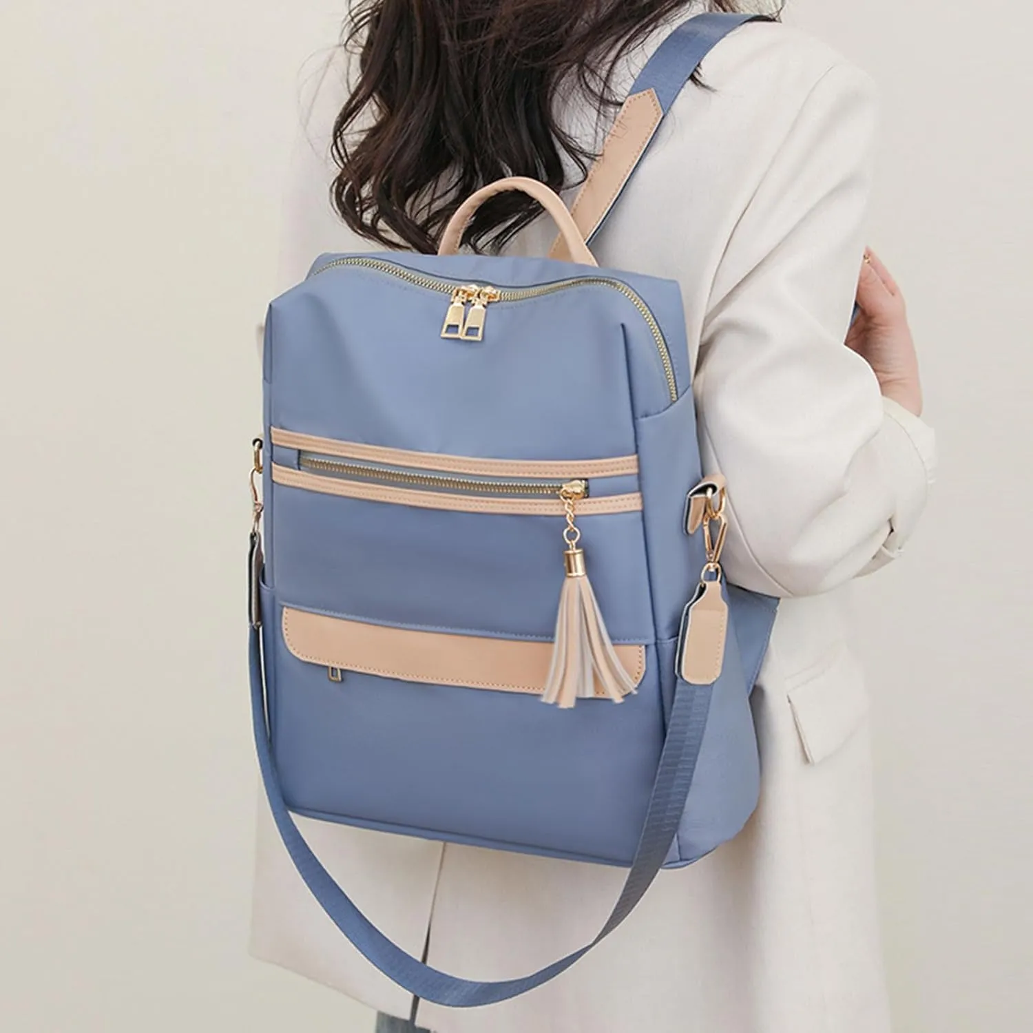 Lightweight Puffer Quilted Travel Backpack Practical Zipper Casual Purpose Tote Backpacks Back Pack Purses Women