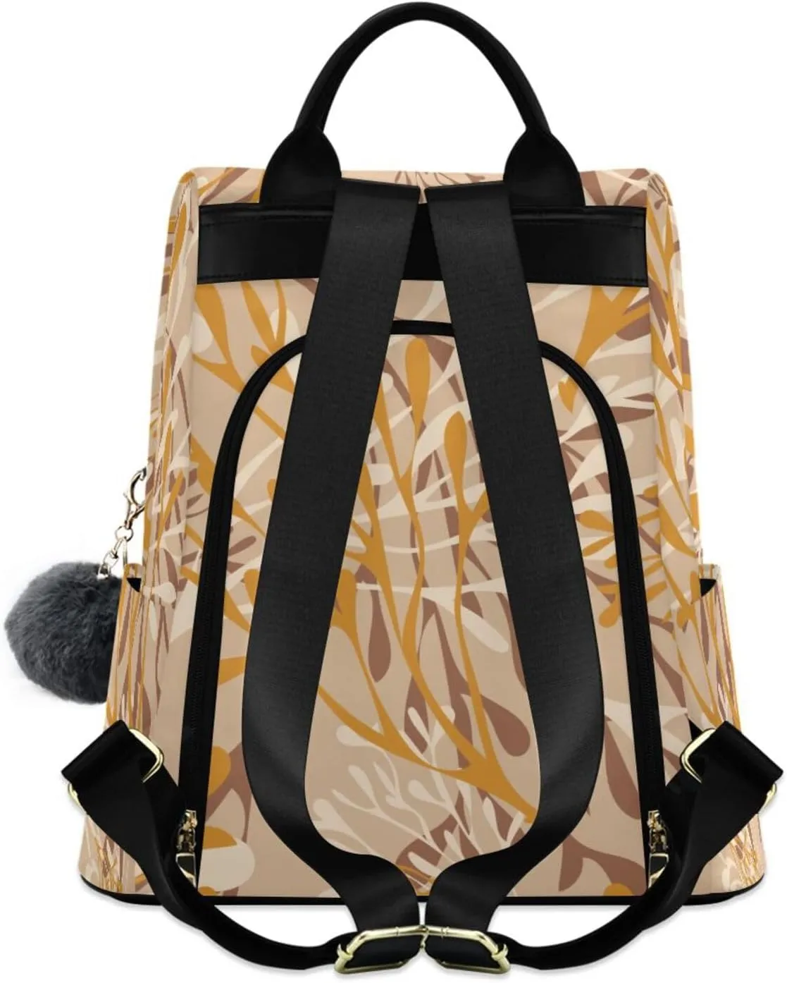 Lightweight Women Backpack Purse Shoulder Bag Casual Daypack Anti-theft Zipper With Pockets 13.4 X 5.9 X 15in Pattern 2