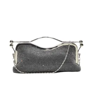 Like Dreams Clutches Sequins Black Color For Women