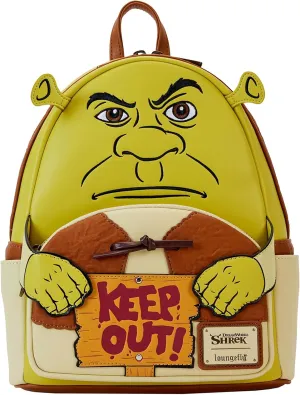 Loungefly Dreamworks Shrek Keep Out Cosplay Mini Backpack Backpacks Standard