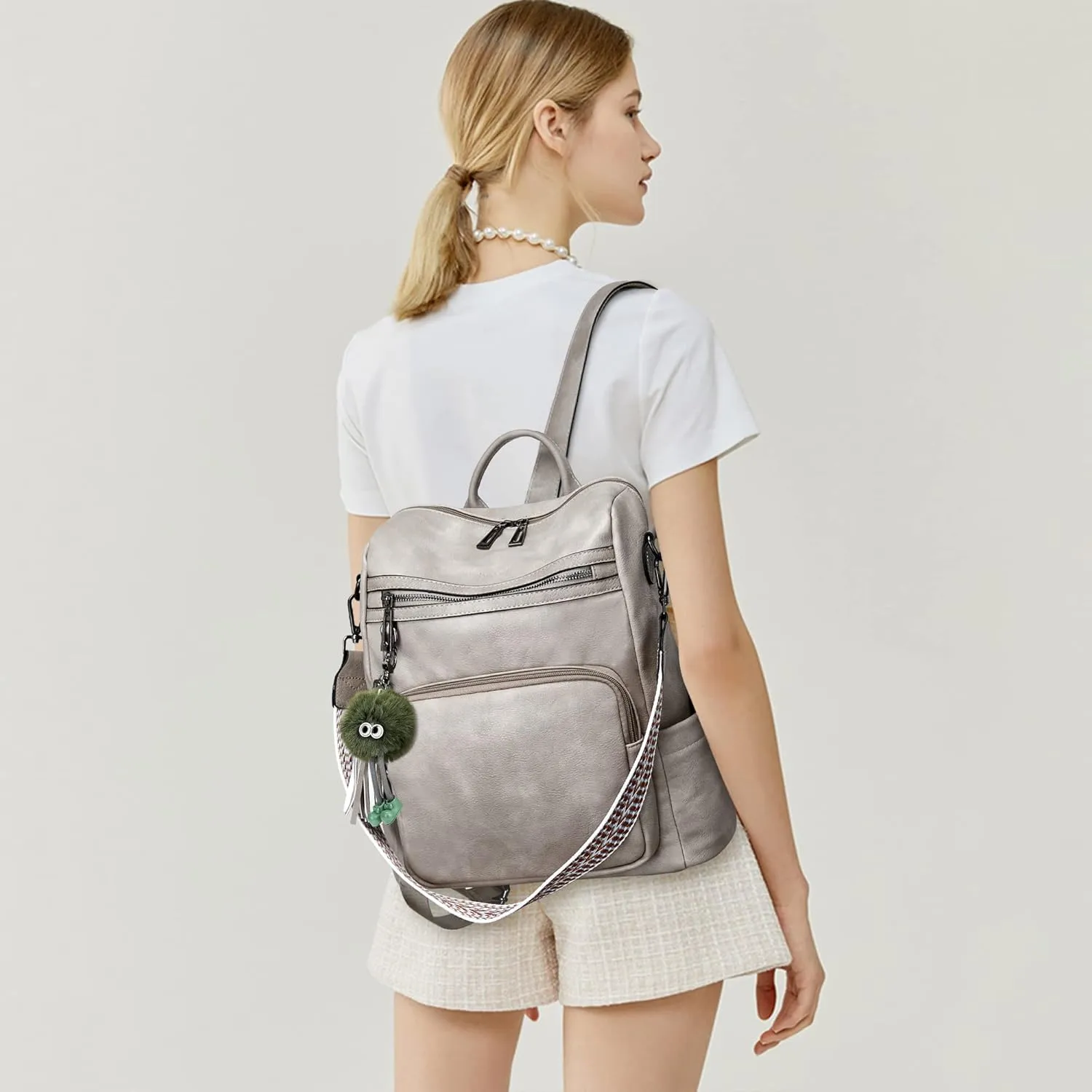 Love Deliver Leather Backpack Purse for Women Travel Fashion Ladies Shoulder Bags Backpacks
