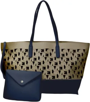 Love Tote | Designer Shoulder Bag | Large Totes for Women | Purses for Women | Vegan Leather Tote Bag | Removable Clutch