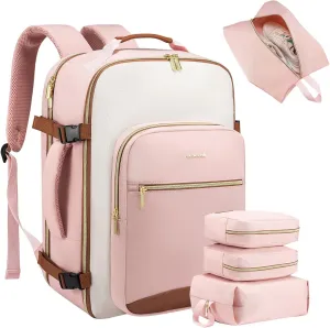 LOVEVOOK 50L Large Travel Backpack for Women Men Fits 17 Inch Laptop, Carry on Backpack for Traveling on Airplane, Personal Item Bag Airline Approved, Business Causal Weekender Backpacks