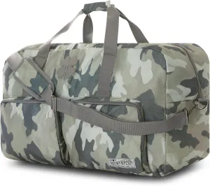 Lucky Travel Duffel Bags 65L, Gym Bag, Travel Bag & Large Duffle Bag for Men, Foldable Overnight Weekender Bags for Women & Men with Adjustable Shoulder Strap, Camo