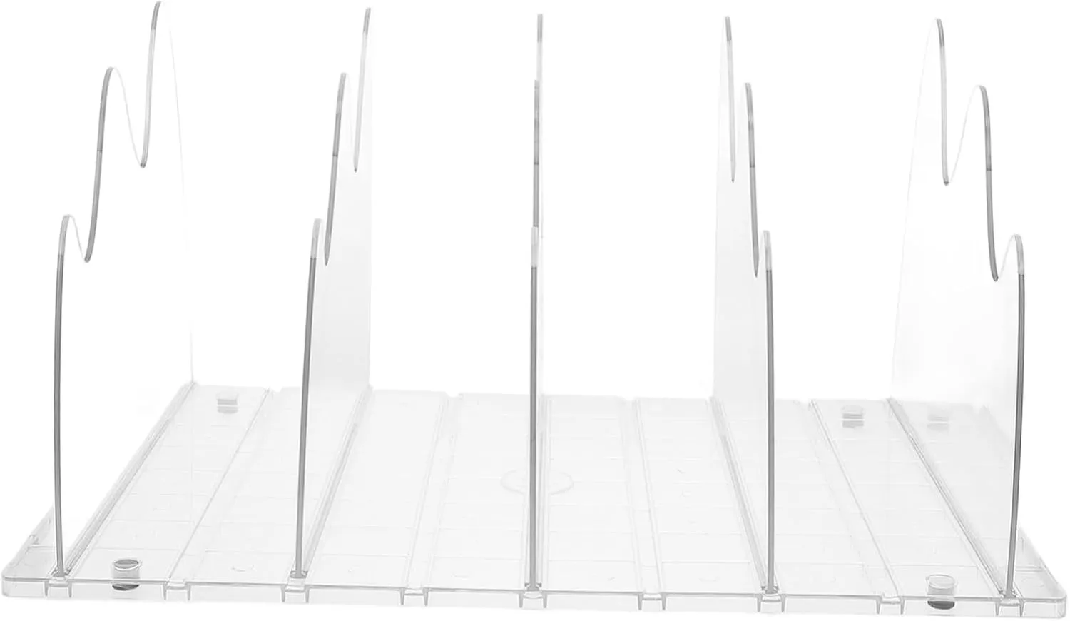 MAGICLULU Clear Handbag Organizer for Closet Stylish Divider for Purse Storage Transparent Shelf Separator for Home Office and Retail Elegant Design for Neat Space Management