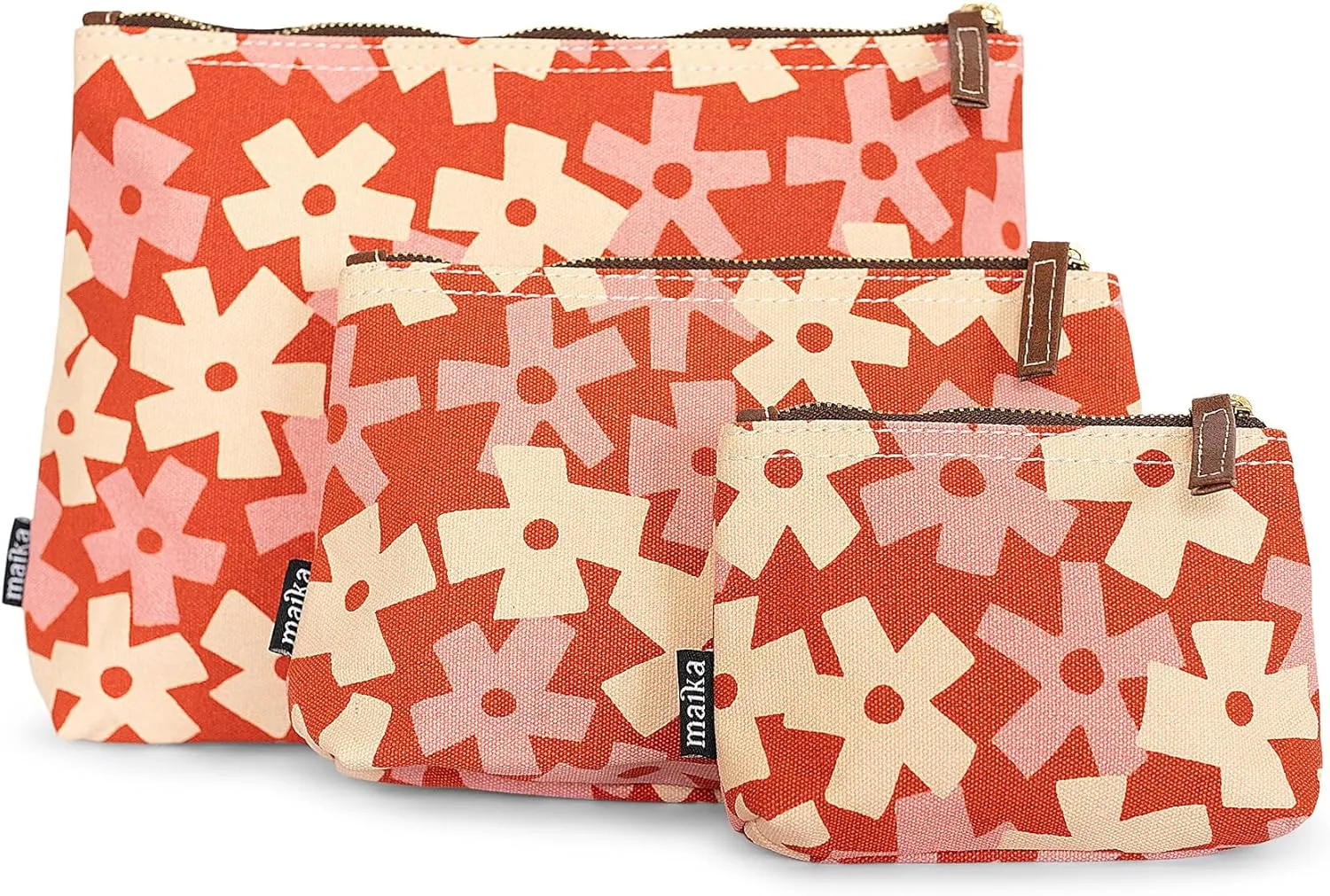 MAIKA Recycled Canvas Travel Pouch