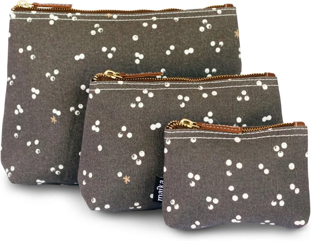 MAIKA Recycled Canvas Travel Pouch