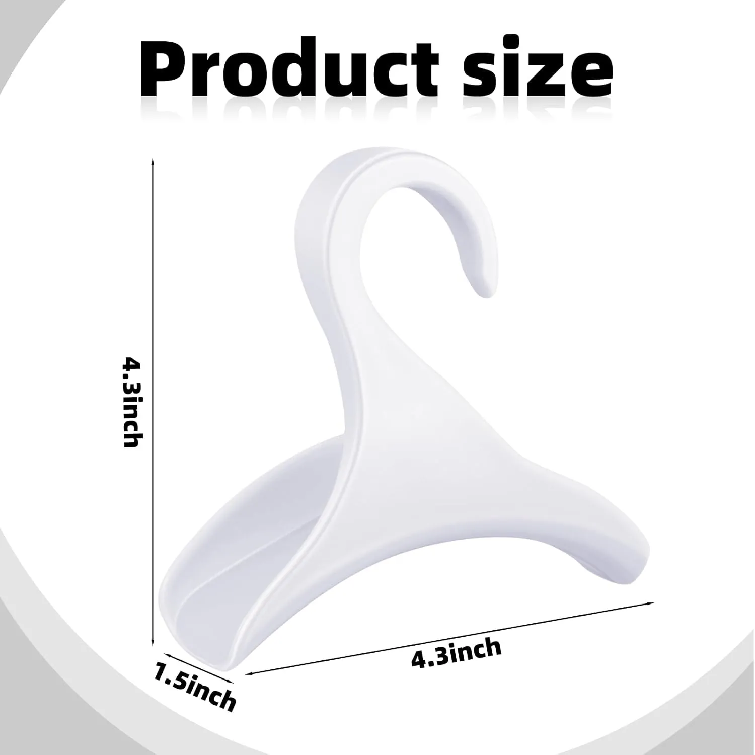 Maitys 36 Pcs Purse Hanger Hook Acrylic Bag Hanger Handbag Tote Bag Rack Holder Closet Organizer Storage for Backpacks Tote Holder Over The Closet Rod Hook for Storing Handbags Satchels (White)