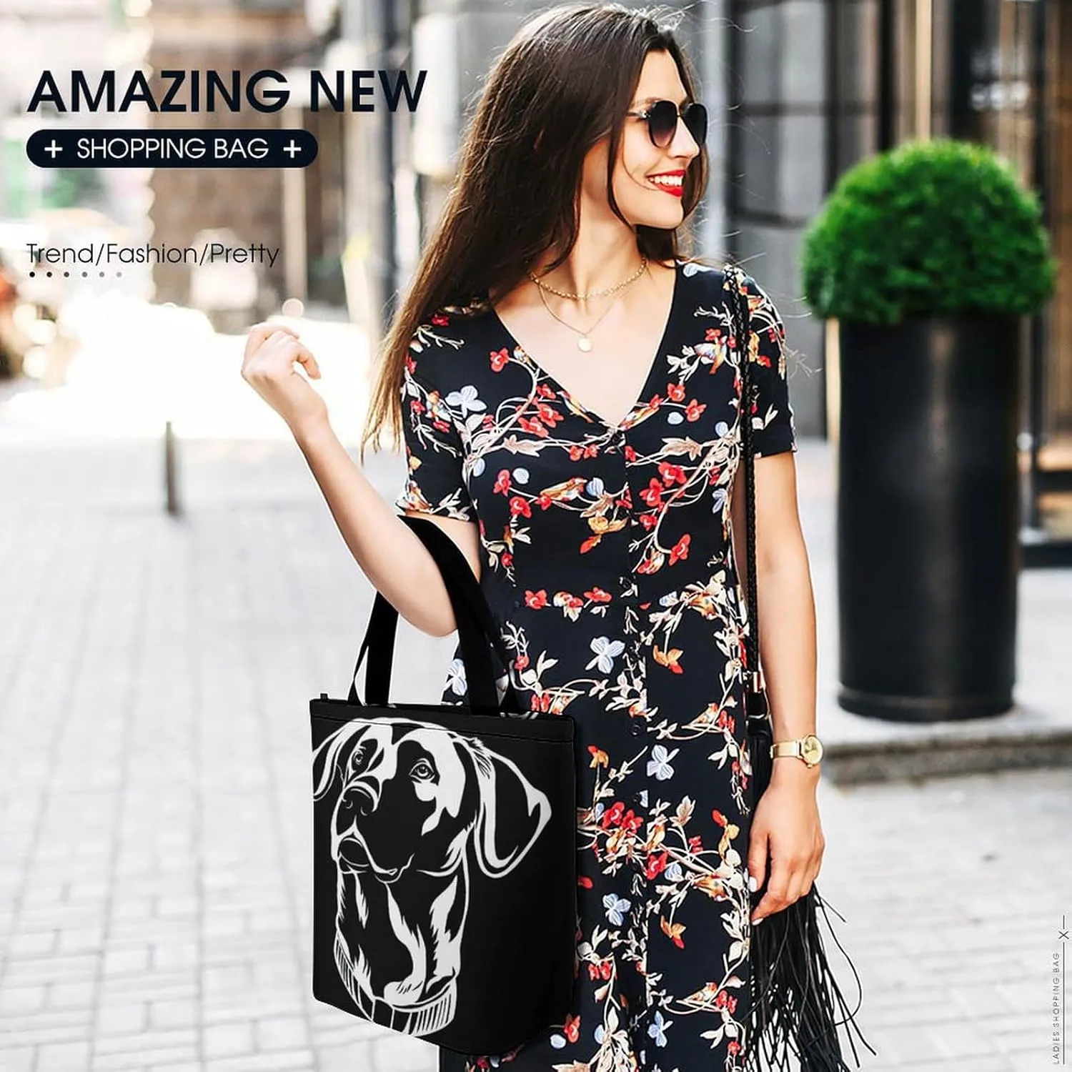 Map Kawaii Hobo Handbags With Zipper Women's Tote Handbags