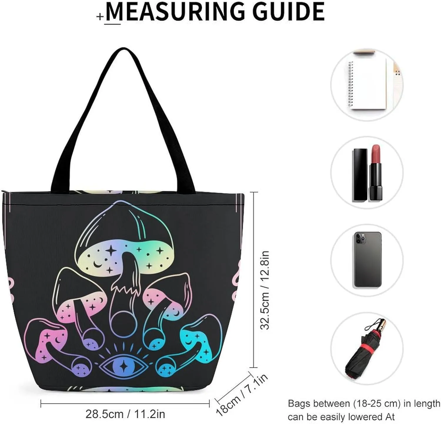 Map Kawaii Hobo Handbags With Zipper Women's Tote Handbags