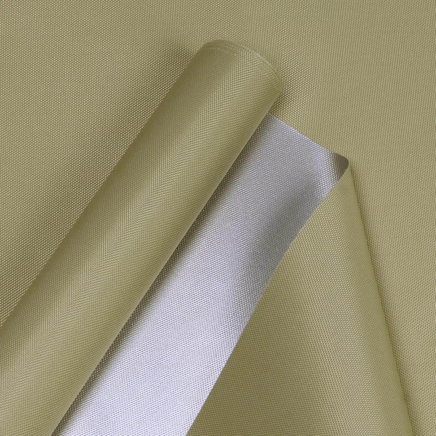 Marine Waterproof Fabric Sun-Protection UPF50  Material 60" Wide by 108" UV-Resistant Blackout, Lightweight Durable Ripstop Canvas Material for Tarp Tent Poncho Rainfly Pack, Khaki