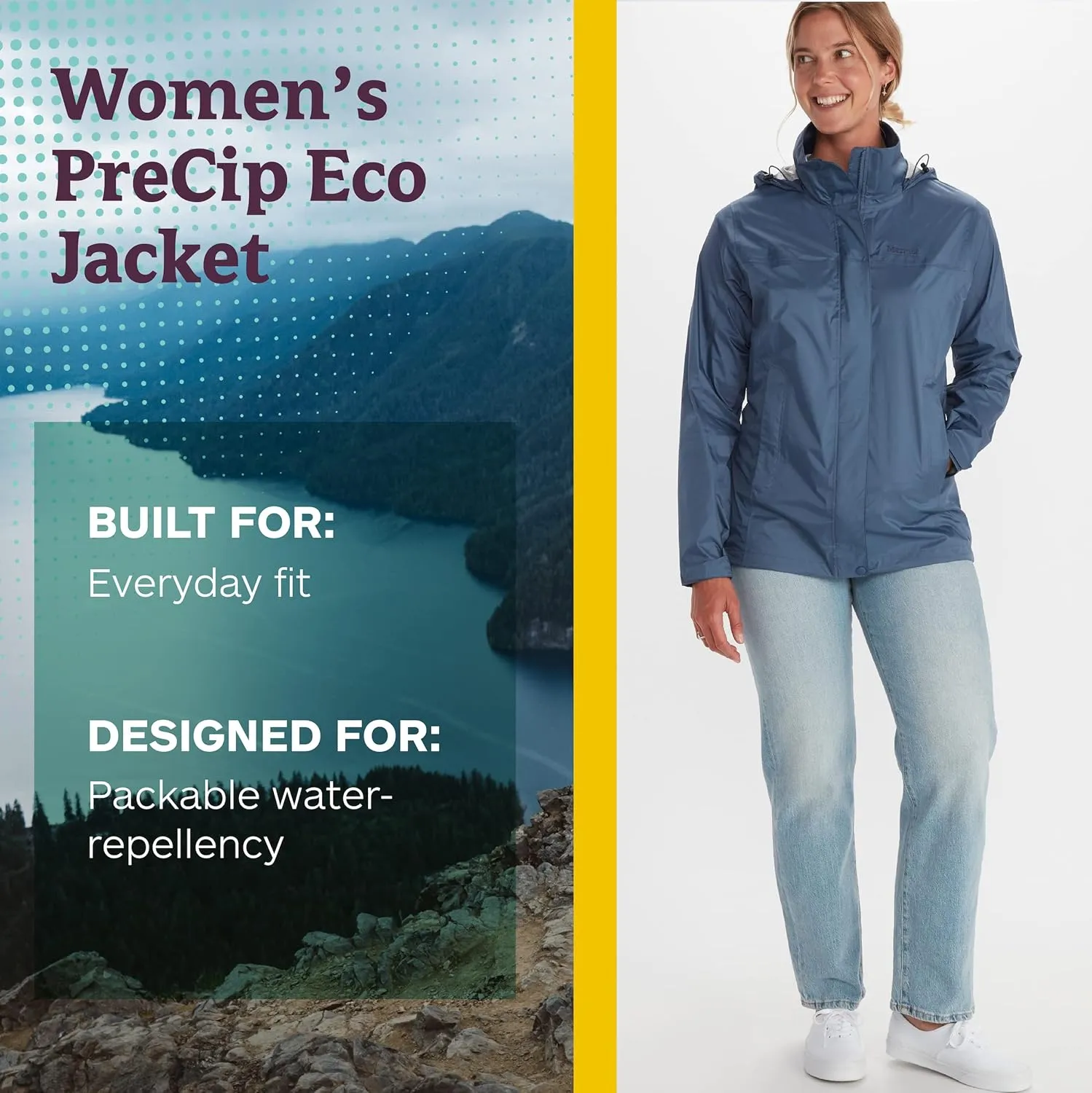 Marmot Women's Precip Eco Waterproof Rain Jacket