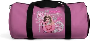 Material Girl Living Material World Duffel Bag Gym Travel Madonna Pink Concert
