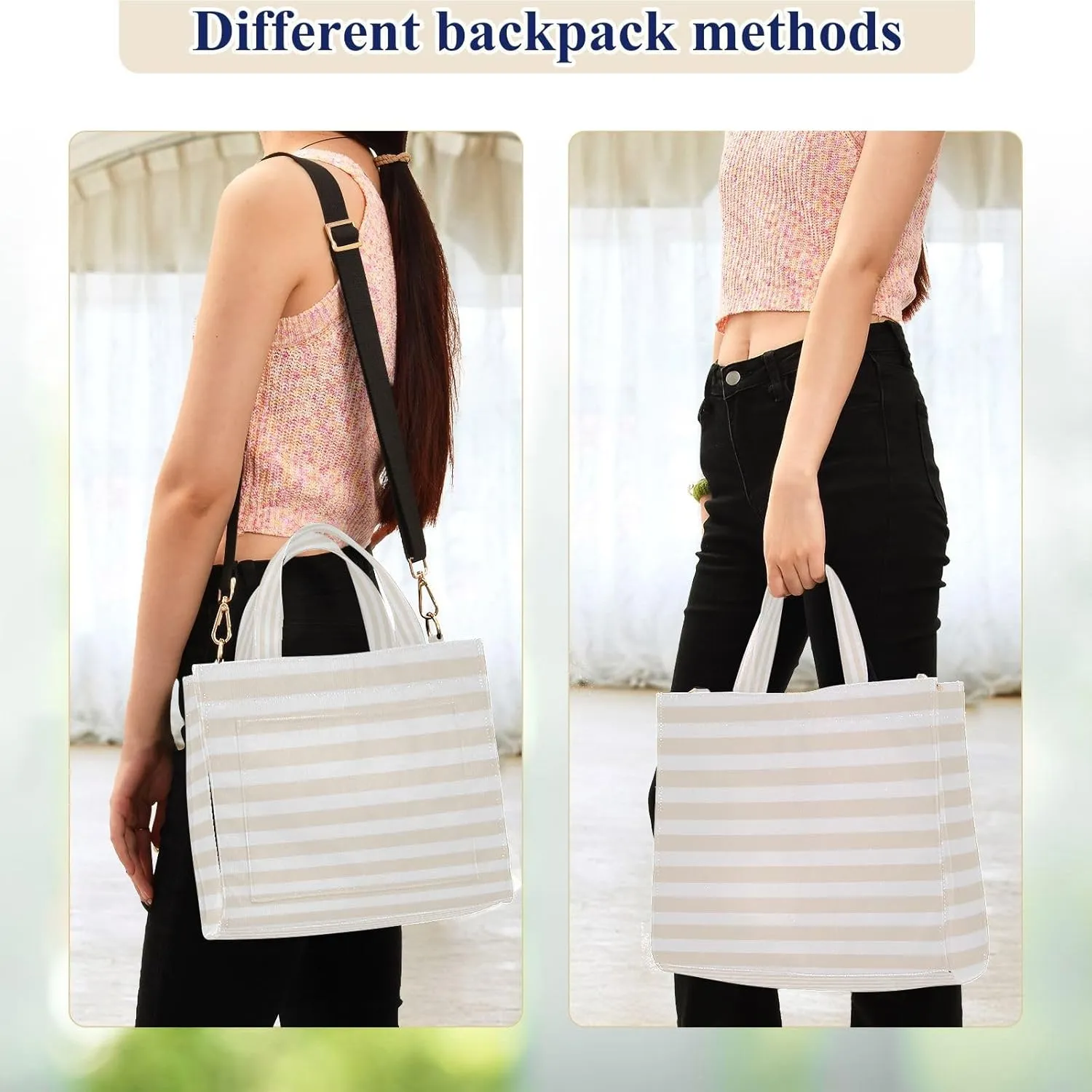 MCHIVER Tote Bag for Women Corduroy Crossbody Shoulder Purse Utility Totes for Trip Office Work 13.7 * 4.9 * 12.2 IN