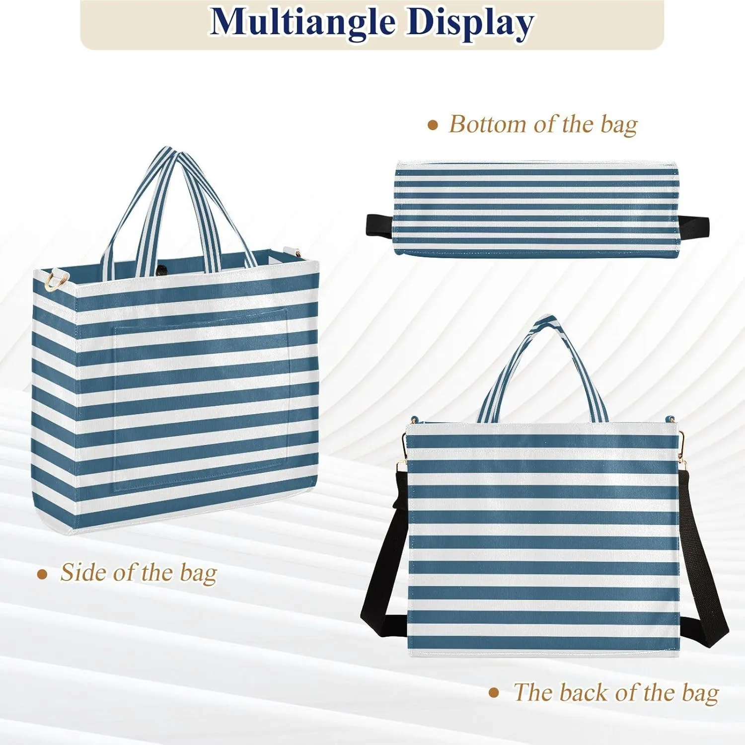 MCHIVER Tote Bag for Women Corduroy Crossbody Shoulder Purse Utility Totes for Trip Office Work 13.7 * 4.9 * 12.2 IN