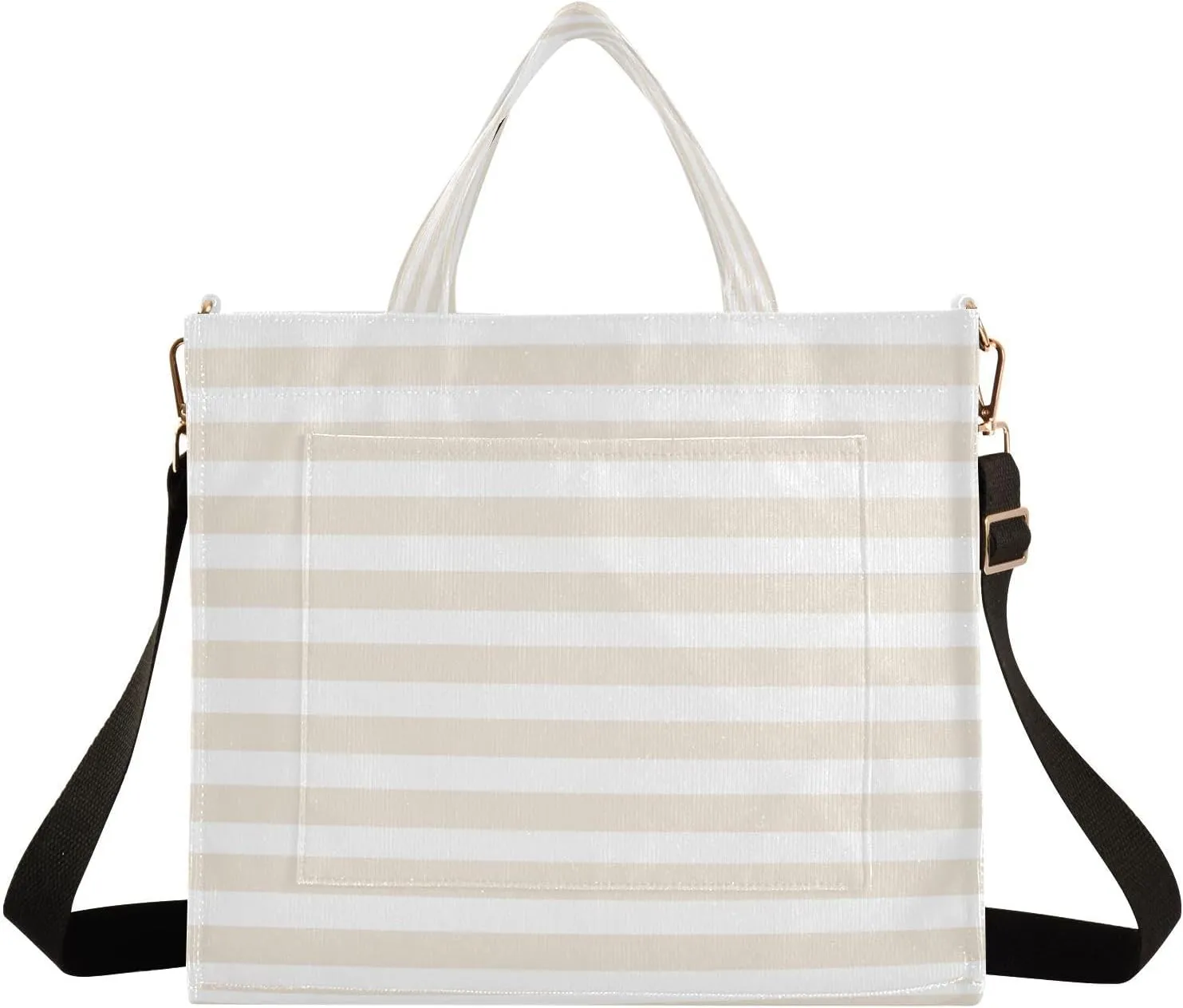 MCHIVER Tote Bag for Women Corduroy Crossbody Shoulder Purse Utility Totes for Trip Office Work 13.7 * 4.9 * 12.2 IN