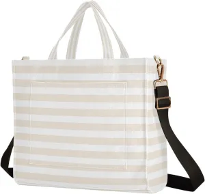 MCHIVER Tote Bag for Women Corduroy Crossbody Shoulder Purse Utility Totes for Trip Office Work 13.7 * 4.9 * 12.2 IN