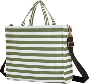 MCHIVER Tote Bag for Women Corduroy Crossbody Shoulder Purse Utility Totes for Trip Office Work 13.7 * 4.9 * 12.2 IN