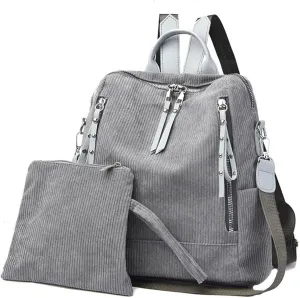 Medium Backpack Purse for Women Practical Zipper Casual Purpose Tote Backpacks Fashion Bags for Travel Work Gift