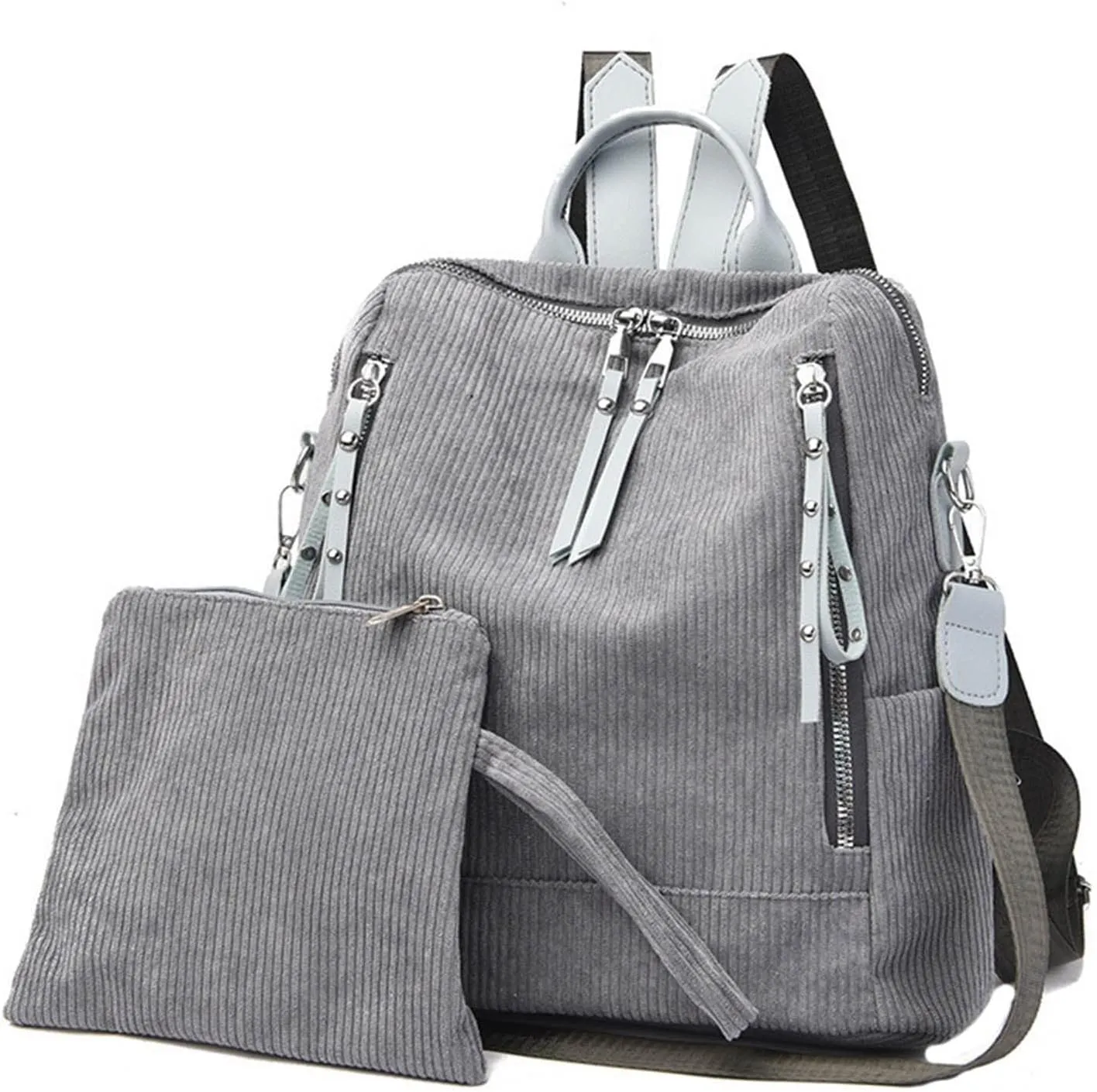 Medium Backpack Purse for Women Practical Zipper Casual Purpose Tote Backpacks Fashion Bags for Travel Work Gift