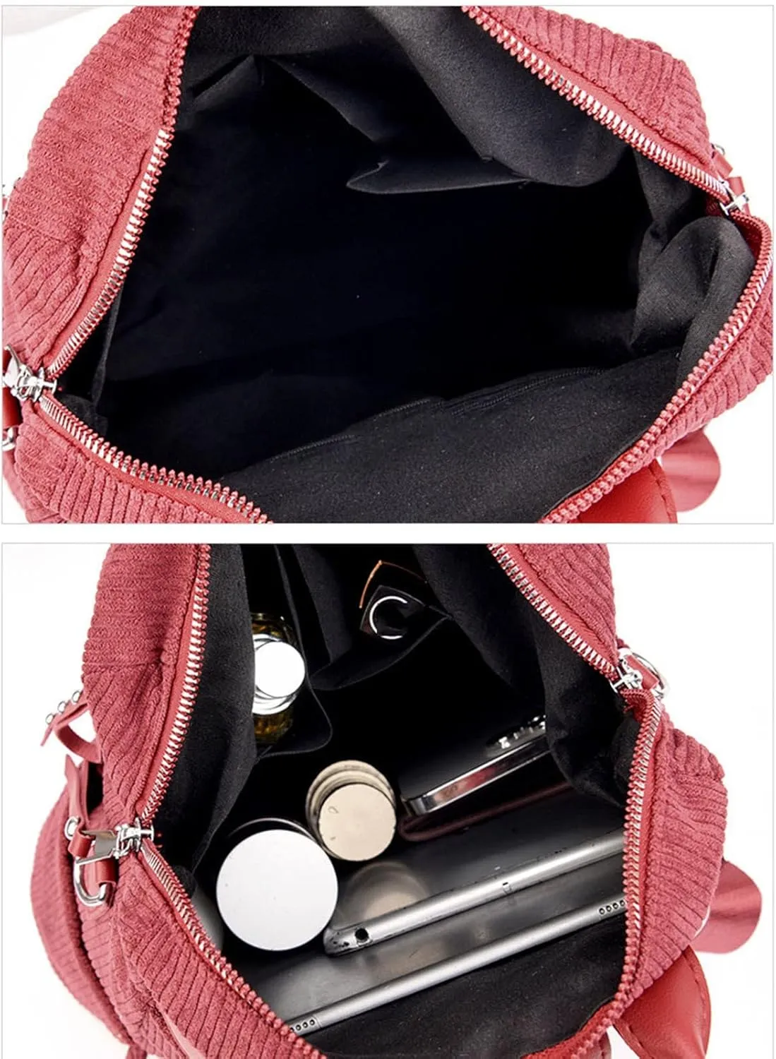 Medium Backpack Purse for Women Practical Zipper Casual Purpose Tote Backpacks Fashion Bags for Travel Work Gift